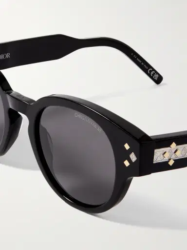 DIOR Eyewear CD Diamond R2I Acetate and Silver-Tone Round-Frame Sunglasses - Men | Thumbnail 3 DIOR Eyewear CD Diamond R2I Acetate and Silver-Tone Round-Frame Sunglasses - Men | Thumbnail 3