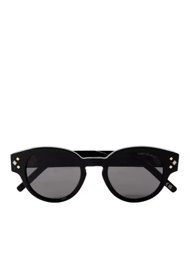DIOR Eyewear CD Diamond R2I Acetate and Silver-Tone Round-Frame Sunglasses - Men | Thumbnail 1 DIOR Eyewear CD Diamond R2I Acetate and Silver-Tone Round-Frame Sunglasses - Men | Thumbnail 1