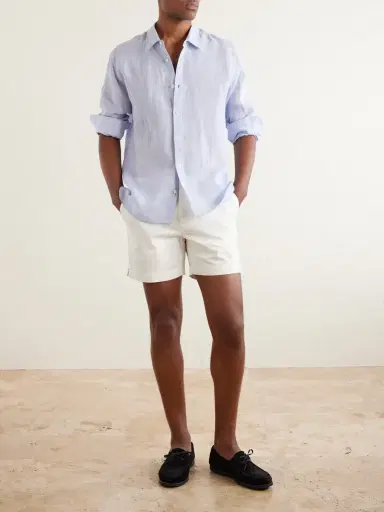 Orlebar Brown Justin Linen Shirt - Men | Thumbnail 2 Orlebar Brown Justin Linen Shirt - Men | Thumbnail 2