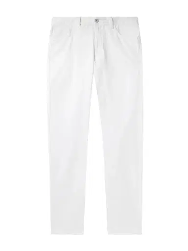 Zegna Leather-Trimmed Straight-Leg Jeans - Men | Thumbnail 1 Zegna Leather-Trimmed Straight-Leg Jeans - Men | Thumbnail 1