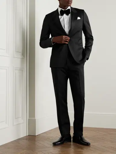 Zegna Slim-Fit Satin-Trimmed Wool and Mohair-Blend Tuxedo Jacket - Men | Thumbnail 2 Zegna Slim-Fit Satin-Trimmed Wool and Mohair-Blend Tuxedo Jacket - Men | Thumbnail 2