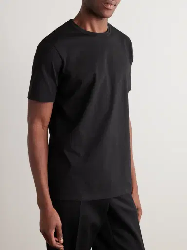 Gabriela Hearst Bandeira Recycled Cotton-Jersey T-Shirt - Men | Thumbnail 3 Gabriela Hearst Bandeira Recycled Cotton-Jersey T-Shirt - Men | Thumbnail 3