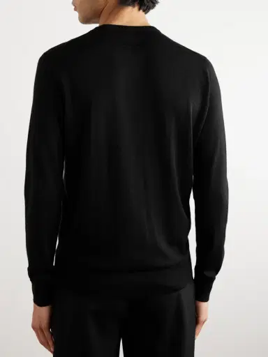 Zegna Cashmere and Silk-Blend Sweater - Men | Thumbnail 4 Zegna Cashmere and Silk-Blend Sweater - Men | Thumbnail 4