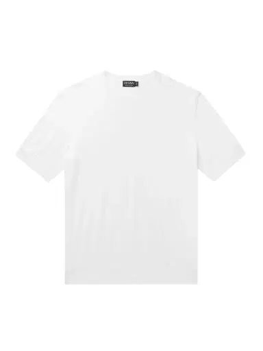Zegna Cotton T-Shirt - Men | Thumbnail 1 Zegna Cotton T-Shirt - Men | Thumbnail 1