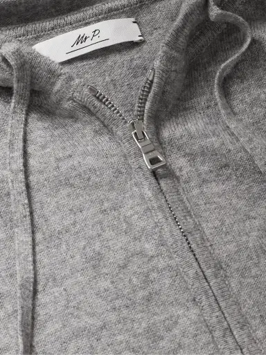 MR P. Wool and Cashmere-Blend Zip-Up Hoodie - Men | Thumbnail 4 MR P. Wool and Cashmere-Blend Zip-Up Hoodie - Men | Thumbnail 4