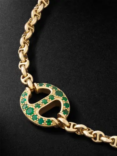 Hoorsenbuhs 18-Karat Gold, Emerald and Diamond Necklace - Men | Thumbnail 4 Hoorsenbuhs 18-Karat Gold, Emerald and Diamond Necklace - Men | Thumbnail 4