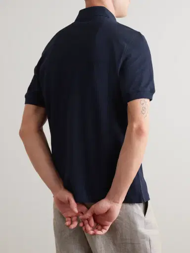 Brunello Cucinelli Cotton-Piqué Polo Shirt - Men | Thumbnail 3 Brunello Cucinelli Cotton-Piqué Polo Shirt - Men | Thumbnail 3