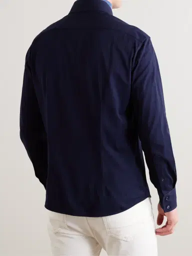 Brunello Cucinelli Cotton-Jersey Shirt - Men | Thumbnail 4 Brunello Cucinelli Cotton-Jersey Shirt - Men | Thumbnail 4