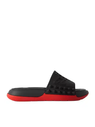 Christian Louboutin Take It Easy Logo-Embossed Cutout Spiked Rubber Slides - Men | Thumbnail 1 Christian Louboutin Take It Easy Logo-Embossed Cutout Spiked Rubber Slides - Men | Thumbnail 1