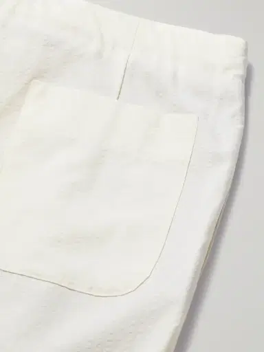 Stòffa Straight-Leg Pleated Wool-Seersucker Drawstring Trousers - Men | Thumbnail 5 Stòffa Straight-Leg Pleated Wool-Seersucker Drawstring Trousers - Men | Thumbnail 5