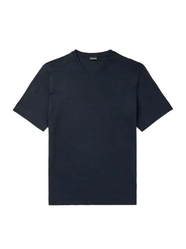 Zegna Linen-Jersey T-Shirt - Men | Thumbnail 1 Zegna Linen-Jersey T-Shirt - Men | Thumbnail 1