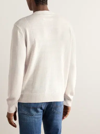 Zegna Linen and Silk-Blend Sweater - Men | Thumbnail 4 Zegna Linen and Silk-Blend Sweater - Men | Thumbnail 4