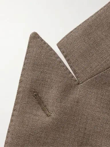 Loro Piana Double-Breasted Virgin Wool-Twill Suit Jacket - Men | Thumbnail 5 Loro Piana Double-Breasted Virgin Wool-Twill Suit Jacket - Men | Thumbnail 5