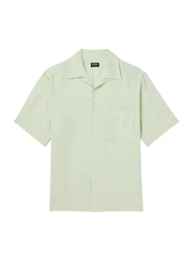 Zegna Camp-Collar Oasi Linen Shirt - Men | Thumbnail 1 Zegna Camp-Collar Oasi Linen Shirt - Men | Thumbnail 1