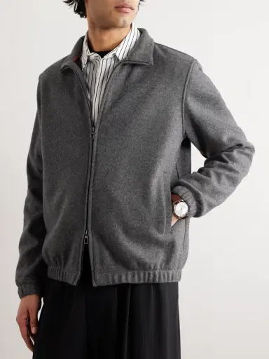 Loro Piana Cashmere-Blend Zip-Up Sweater - Men | Thumbnail 3 Loro Piana Cashmere-Blend Zip-Up Sweater - Men | Thumbnail 3