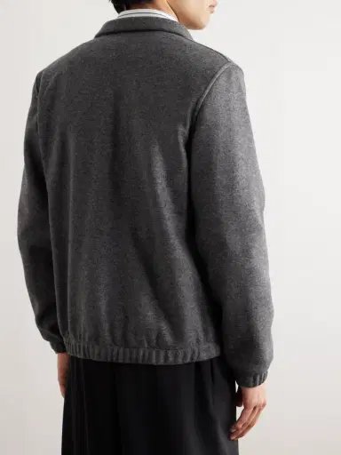 Loro Piana Cashmere-Blend Zip-Up Sweater - Men | Thumbnail 4 Loro Piana Cashmere-Blend Zip-Up Sweater - Men | Thumbnail 4
