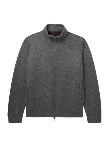 Loro Piana Cashmere-Blend Zip-Up Sweater - Men | Thumbnail 1 Loro Piana Cashmere-Blend Zip-Up Sweater - Men | Thumbnail 1