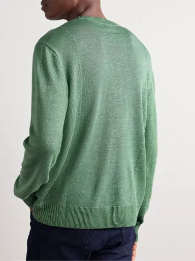 Zegna Linen and Silk-Blend Sweater - Men | Thumbnail 3 Zegna Linen and Silk-Blend Sweater - Men | Thumbnail 3