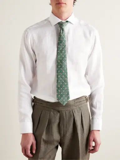 Favourbrook Bridford Cutaway-Collar Linen Shirt - Men | Thumbnail 2 Favourbrook Bridford Cutaway-Collar Linen Shirt - Men | Thumbnail 2
