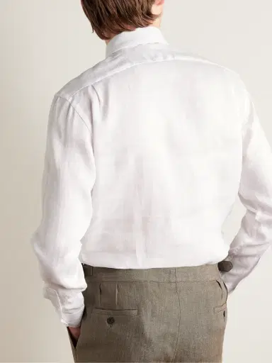 Favourbrook Bridford Cutaway-Collar Linen Shirt - Men | Thumbnail 3 Favourbrook Bridford Cutaway-Collar Linen Shirt - Men | Thumbnail 3