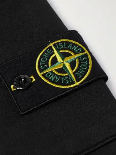 Stone Island Tapered Logo-Appliquéd Garment-Dyed Cotton-Jersey Sweatpants - Men | Thumbnail 5 Stone Island Tapered Logo-Appliquéd Garment-Dyed Cotton-Jersey Sweatpants - Men | Thumbnail 5