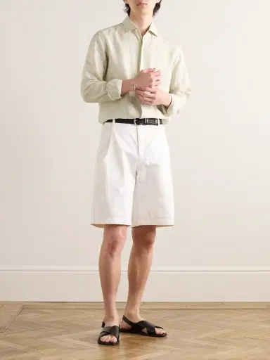 Zegna Oasi Linen Shirt - Men | Thumbnail 2 Zegna Oasi Linen Shirt - Men | Thumbnail 2