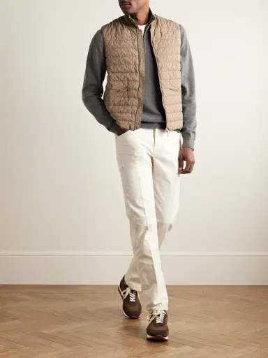 Loro Piana Slim-Fit Baby Cashmere Half-Zip Sweater - Men | Thumbnail 2 Loro Piana Slim-Fit Baby Cashmere Half-Zip Sweater - Men | Thumbnail 2