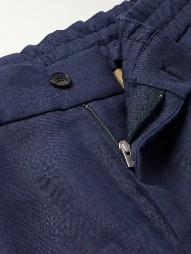 Loro Piana Tapered Linen Trousers - Men | Thumbnail 5 Loro Piana Tapered Linen Trousers - Men | Thumbnail 5