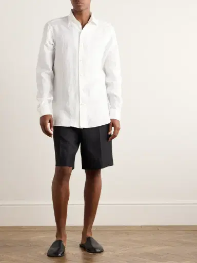 Zegna Oasi Linen Shirt - Men | Thumbnail 2 Zegna Oasi Linen Shirt - Men | Thumbnail 2