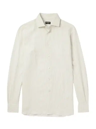 Zegna Striped Oasi Linen Shirt - Men | Thumbnail 1 Zegna Striped Oasi Linen Shirt - Men | Thumbnail 1