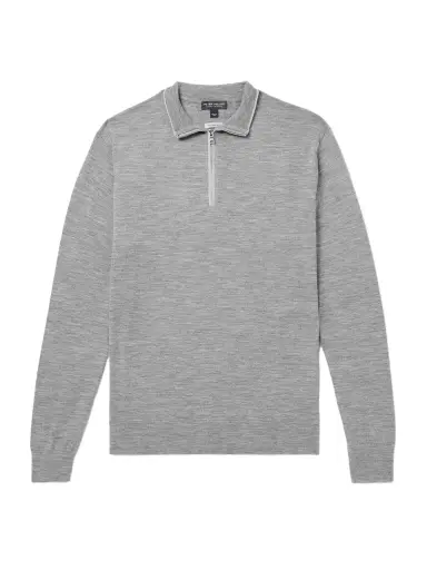 Peter Millar Excursionist Flex Wool-Blend Half-Zip Sweater - Men | Thumbnail 1 Peter Millar Excursionist Flex Wool-Blend Half-Zip Sweater - Men | Thumbnail 1