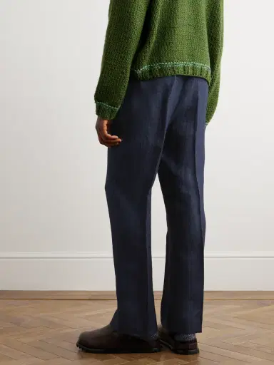 PIACENZA 1733 Straight-Leg Linen Trousers - Men | Thumbnail 3 PIACENZA 1733 Straight-Leg Linen Trousers - Men | Thumbnail 3