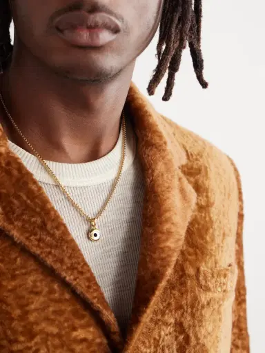David Yurman Evil Eye 18-Karat Gold Sapphire Pendant - Men | Thumbnail 2 David Yurman Evil Eye 18-Karat Gold Sapphire Pendant - Men | Thumbnail 2