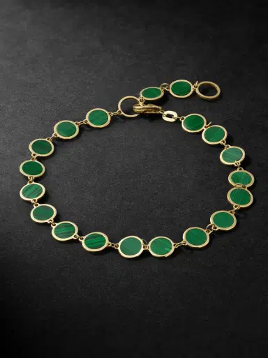 JIA JIA 14-Karat Gold and Malachite Bracelet - Men | Thumbnail 1 JIA JIA 14-Karat Gold and Malachite Bracelet - Men | Thumbnail 1