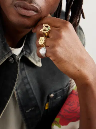Established Dollar 14-Karat Gold Signet Ring - Men | Thumbnail 5 Established Dollar 14-Karat Gold Signet Ring - Men | Thumbnail 5