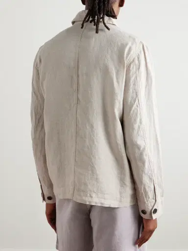 MR P. Linen Overshirt - Men | Thumbnail 3 MR P. Linen Overshirt - Men | Thumbnail 3