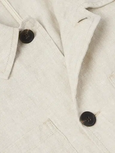 MR P. Linen Overshirt - Men | Thumbnail 4 MR P. Linen Overshirt - Men | Thumbnail 4