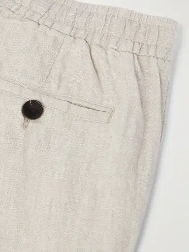 MR P. Tapered Linen Drawstring Cargo Trousers - Men | Thumbnail 4 MR P. Tapered Linen Drawstring Cargo Trousers - Men | Thumbnail 4