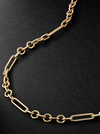 Foundrae Mixed Clip 18-Karat Gold Chain Necklace - Men | Thumbnail 4 Foundrae Mixed Clip 18-Karat Gold Chain Necklace - Men | Thumbnail 4