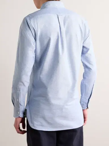Drake's Slim-Fit Button-Down Collar Cotton Oxford Shirt - Men | Thumbnail 4 Drake's Slim-Fit Button-Down Collar Cotton Oxford Shirt - Men | Thumbnail 4