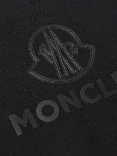Moncler Logo-Appliquéd Cotton and Cashmere-Blend Jersey Sweatshirt - Men | Thumbnail 4 Moncler Logo-Appliquéd Cotton and Cashmere-Blend Jersey Sweatshirt - Men | Thumbnail 4