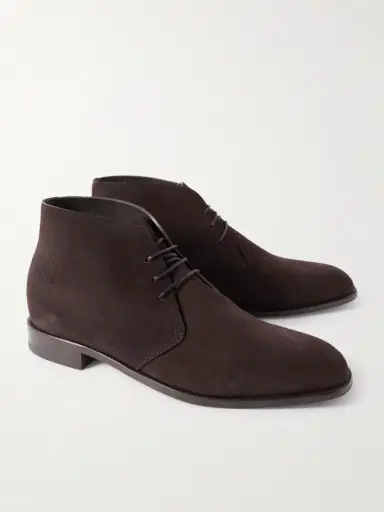 Manolo Blahnik Berwick Suede Chukka Boots - Men | Thumbnail 4 Manolo Blahnik Berwick Suede Chukka Boots - Men | Thumbnail 4