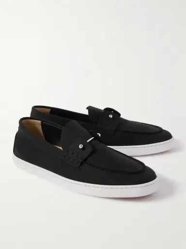 Christian Louboutin Chambeliboat Nubuck Loafers - Men | Thumbnail 4 Christian Louboutin Chambeliboat Nubuck Loafers - Men | Thumbnail 4