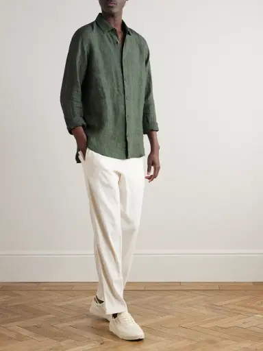 Orlebar Brown Giles Linen Shirt - Men | Thumbnail 2 Orlebar Brown Giles Linen Shirt - Men | Thumbnail 2