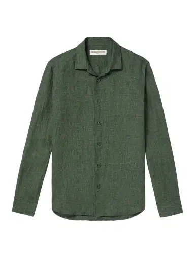 Orlebar Brown Giles Linen Shirt - Men | Thumbnail 1 Orlebar Brown Giles Linen Shirt - Men | Thumbnail 1