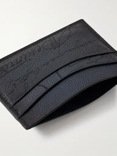 Berluti Bambou Scritto Venezia Softy Leather Cardholder - Men | Thumbnail 4 Berluti Bambou Scritto Venezia Softy Leather Cardholder - Men | Thumbnail 4