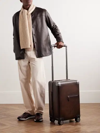 Berluti Formula 1005 Scritto Venezia Softy Leather Suitcase - Men | Thumbnail 2 Berluti Formula 1005 Scritto Venezia Softy Leather Suitcase - Men | Thumbnail 2