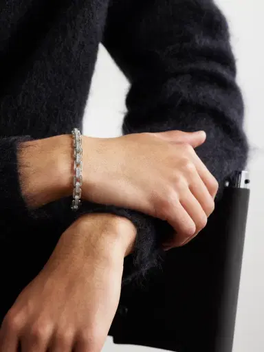 SHAY 18-Karat White Gold Diamond Bracelet - Men | Thumbnail 2 SHAY 18-Karat White Gold Diamond Bracelet - Men | Thumbnail 2