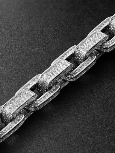 SHAY 18-Karat White Gold Diamond Bracelet - Men | Thumbnail 4 SHAY 18-Karat White Gold Diamond Bracelet - Men | Thumbnail 4