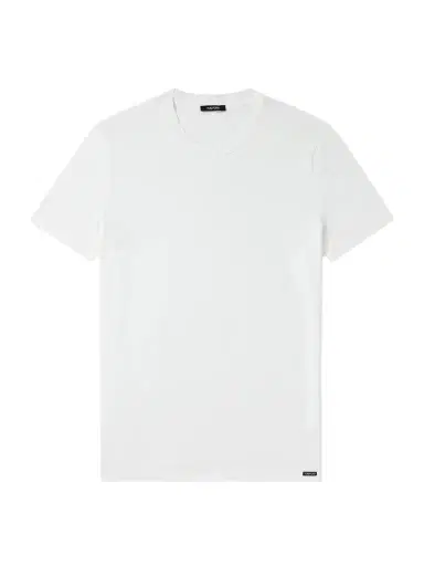 Tom Ford Slim-Fit Stretch Cotton and Modal-Blend T-Shirt - Men | Thumbnail 1 Tom Ford Slim-Fit Stretch Cotton and Modal-Blend T-Shirt - Men | Thumbnail 1